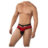 CandyMan Jockstrap Dentelle Lalita Noir et Rouge